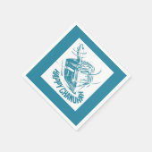 Dreidel Hanukkah Serviette (Ecke)