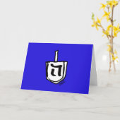 Dreidel Karte (Gelbe Blume)