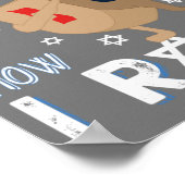 Dreidel Menorah Funny Hanukkah Geschenk so ich Poster (Ecke)