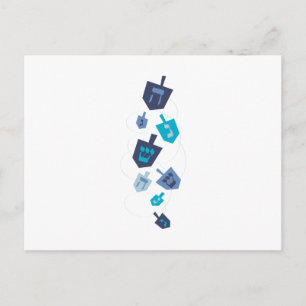 dreidel postkarte