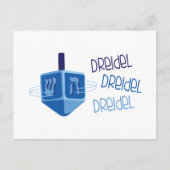Dreidel Postkarte (Vorderseite)