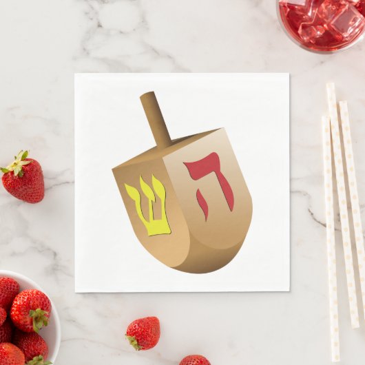 Dreidel Serviette (Beispiel)