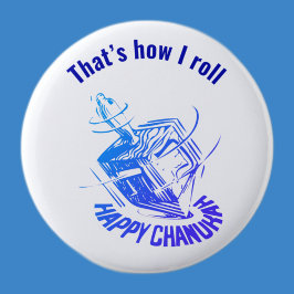 Dreidel So rolle ich Button