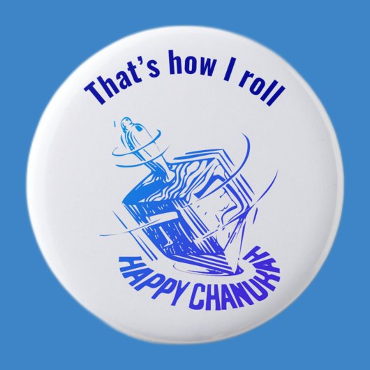 Dreidel So rolle ich Button