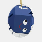 dreidel Tanz hannukah Keramikornament (Rechts)