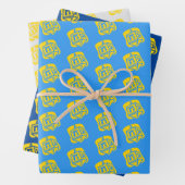 Dreidel-Wrapping-Papier Geschenkpapier Set (Beispiel)