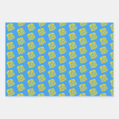 Dreidel-Wrapping-Papier Geschenkpapier Set (Vorderseite)