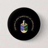 DREIDELS AND MIRACLES OF HANUKKAH BUTTON (Vorderseite)
