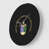 DREIDELS AND MIRACLES OF HANUKKAH GROßE WANDUHR (Winkel)