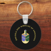 DREIDELS AND MIRACLES OF HANUKKAH SCHLÜSSELANHÄNGER (Rückseite)