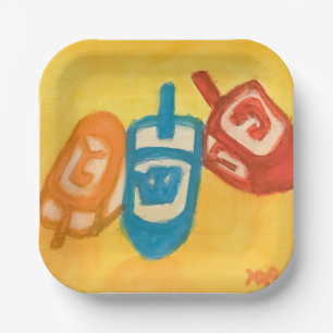 Dreidels Pappteller