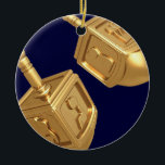 Dreidels Verzierung Keramik Ornament<br><div class="desc">Dreidels Verzierung</div>