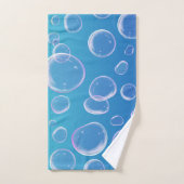 Dreidimensionale farbige Blasen Badhandtuch Set (Handtuch)