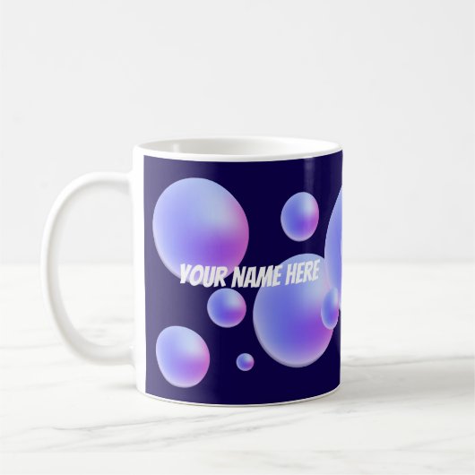 dreidimensionales Kugeldesign Kaffeetasse (Links)