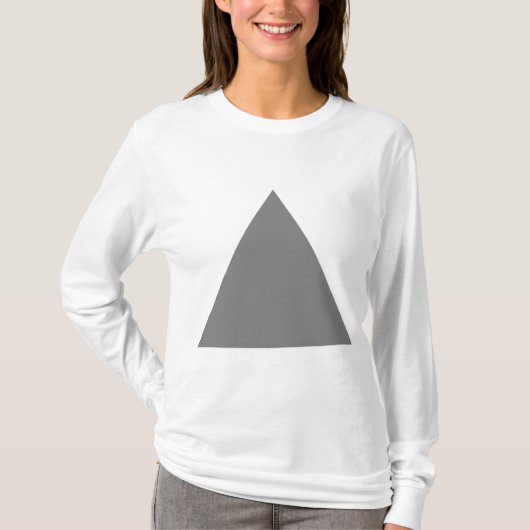 Dreieck - 50pc Grau T-Shirt (Vorderseite)