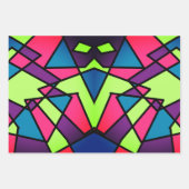 Dreieck-Abstrakt Geschenkpapier Set (Vorderseite 2)