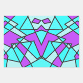 Dreieck-Abstrakt Geschenkpapier Set (Vorderseite 3)