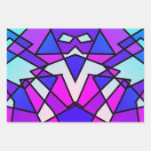 Dreieck-Abstrakt Geschenkpapier Set (Vorderseite 2)