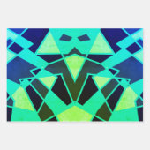 Dreieck-Abstrakt Geschenkpapier Set (Vorderseite)