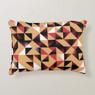 Dreieck Abstrakt, Retro Elegante Schönheit. Dekokissen