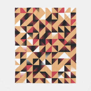 Dreieck Abstrakt, Retro Elegante Schönheit. Fleecedecke