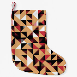 Dreieck Abstrakt, Retro Elegante Schönheit. Kleiner Weihnachtsstrumpf