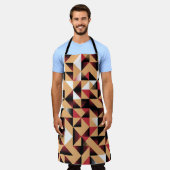 Dreieck Abstrakt, Retro Elegante Schönheit. Schürze (Getragen)