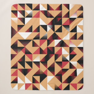 Dreieck Abstrakt, Retro Elegante Schönheit. Sherpadecke