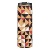 Dreieck Abstrakt, Retro Elegante Schönheit. Thermosbecher (Rückseite)