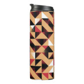 Dreieck Abstrakt, Retro Elegante Schönheit. Thermosbecher (Nach rechts gedreht)