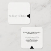 Dreieck-Akzent Quadratische Visitenkarte (Vorne/Hinten)