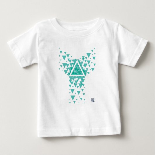 Dreieck Baby T-shirt (Vorderseite)
