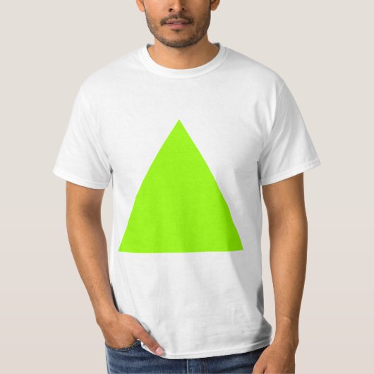Dreieck - Chartreuse T-Shirt (Vorderseite)