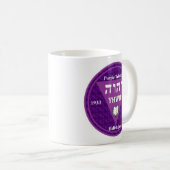 Dreieck dbl lila Kaffee-Tasse Kaffeetasse (VorderseiteRechts)