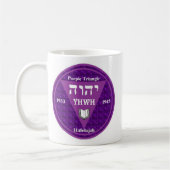Dreieck dbl lila Kaffee-Tasse Kaffeetasse (Links)