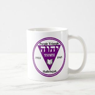 Dreieck dbl Tasse weißen Kaffees