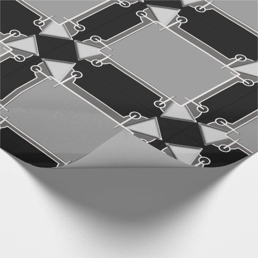 Dreieck-Deko Geschenkpapier (Ecke)