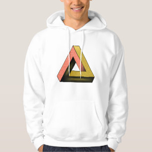 Dreieck der Penrose, optische Täuschung Hoodie