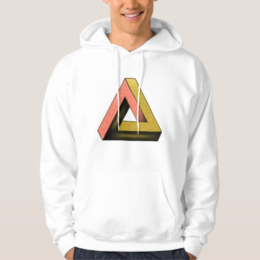 Dreieck der Penrose, optische Täuschung Hoodie (Vorderseite)
