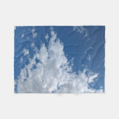 Dreieck der Wolken Fleecedecke (Vorderseite (Horizontal))