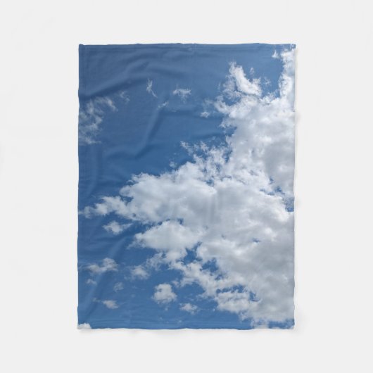 Dreieck der Wolken Fleecedecke (Vorderseite)