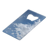 Dreieck der Wolken Geldbeutel Flaschenöffner (Rückseite Schrägansicht)