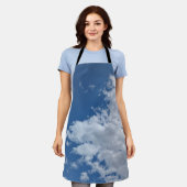 Dreieck der Wolken Schürze (Getragen)