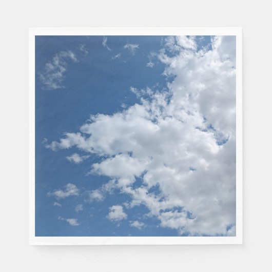 Dreieck der Wolken Serviette (Vorderseite)