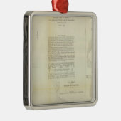 Dreieck des Mississippis Silbernes Ornament (Rechts)