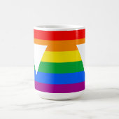 Dreieck-Design des Gay Pride Kaffeetasse (Mittel)