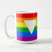 Dreieck-Design des Gay Pride Kaffeetasse (Links)