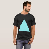 Dreieck - Eisblau T-Shirt (Vorne ganz)