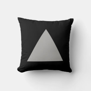 Dreieck Farben - 30pc Grau mit Schwarz Kissen
