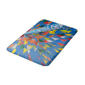 Dreieck-Flag-Dekoration Badematte (Schrägansicht)